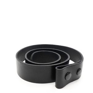 King Baby Studio Black Leather Belt Replacement No Buckle Size 32